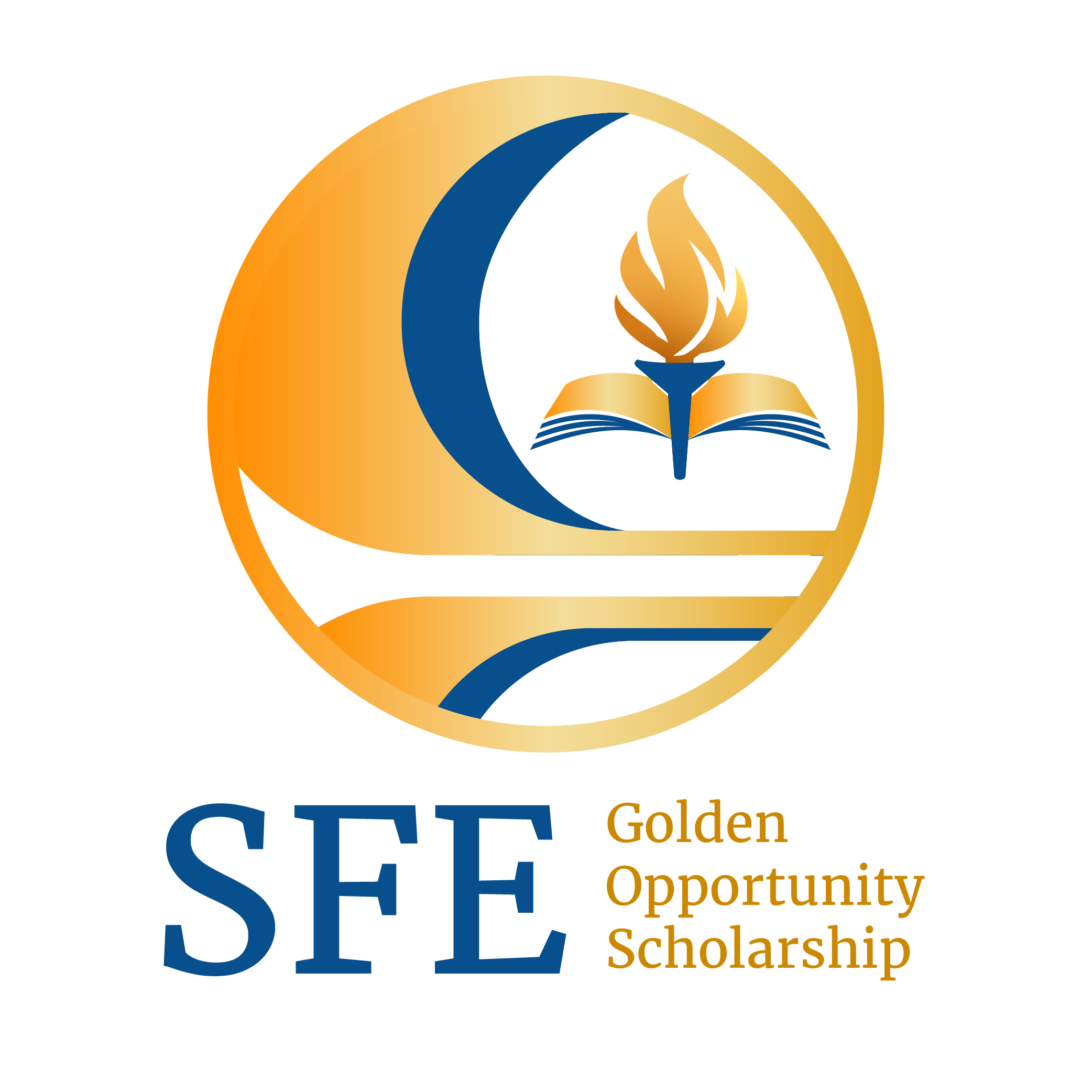 Golden Opp Logo Text Transparent